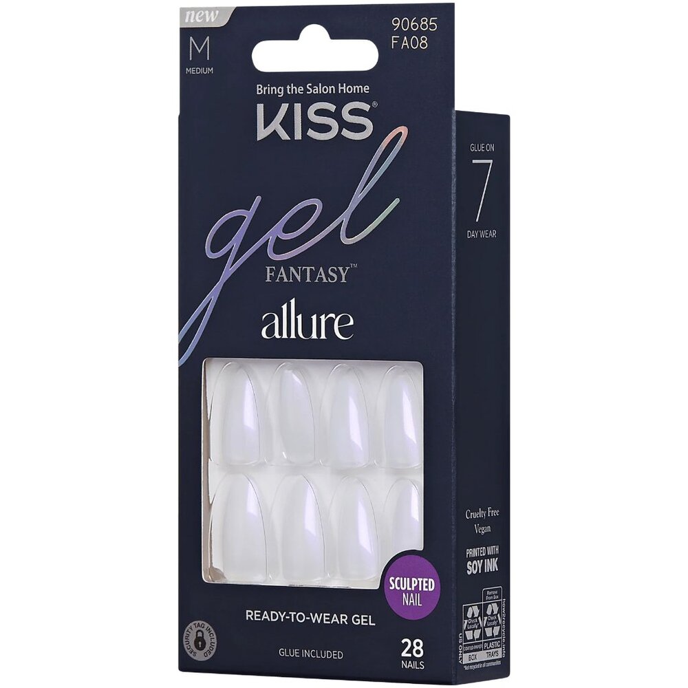 Kiss Gel Fantasy Allure Nails Medium length - Influential - Picture 5 of 5